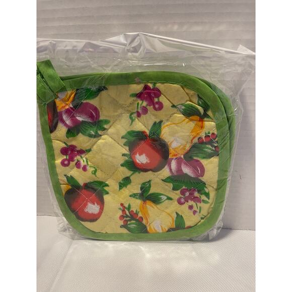 Fruit Design New set of 2 Kitchen Potholders - Picture 3 of 3